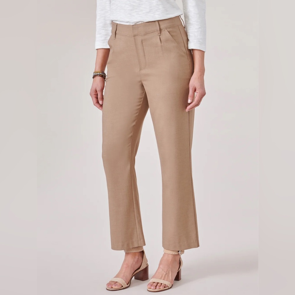 'Ab'Solution Skyrise Pleated Ankle Straight Leg Pants size 8